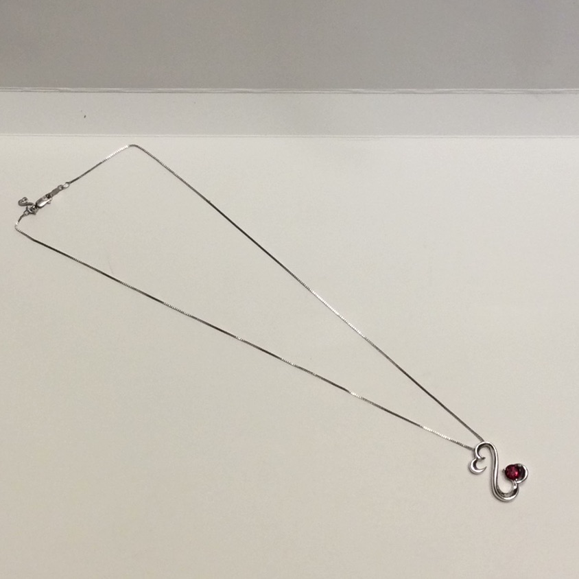 Jane Saymour Open Hear Necklace With Birth Stone